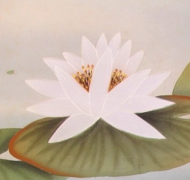 japanese picture on scroll: detail