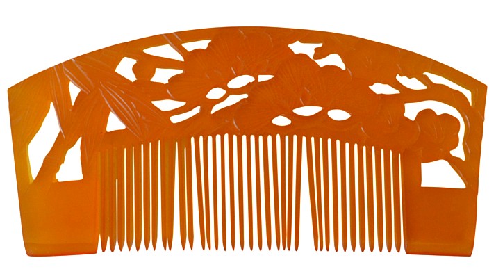 japanese traditional hand carving comb