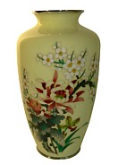 japanese enamel vase cloisonne