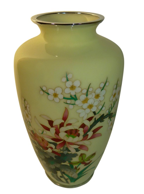 Japanese Antique Cloisonné Vase 