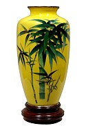 Japanese antique Ando's cloisonné vase