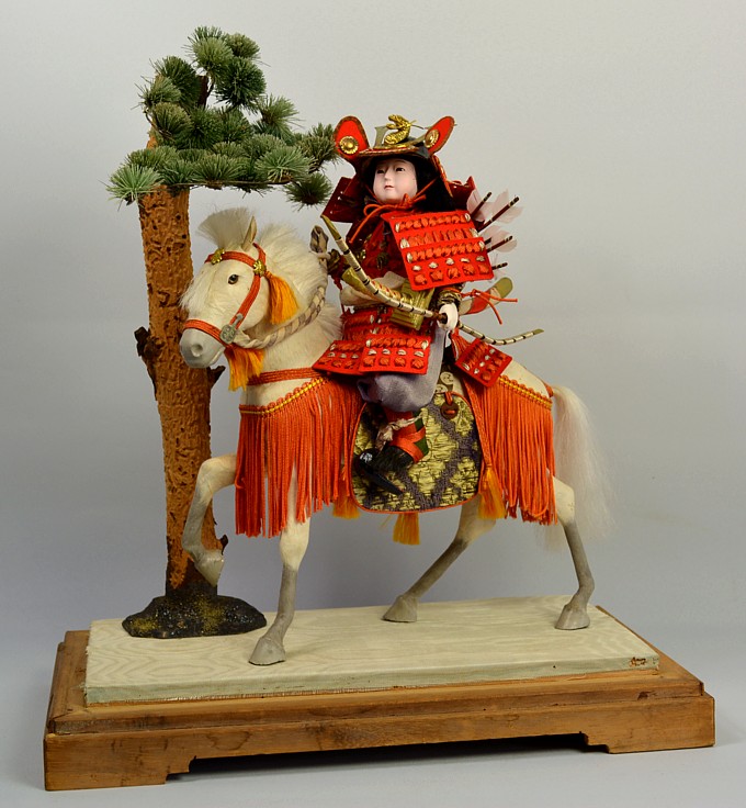 Japanese traditional samurai warrior doll