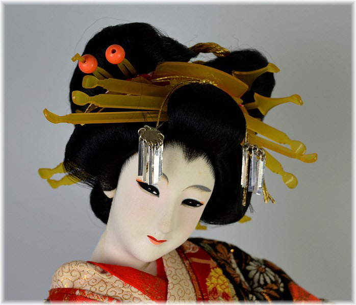 Oiran, japanese traditional doll