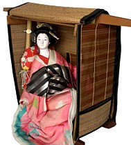 japanese geisha doll, 1920's