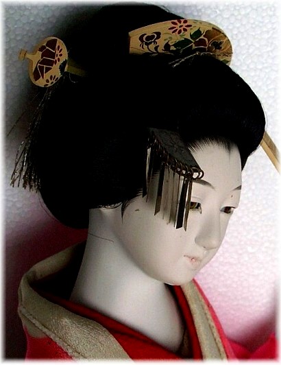 japanese amtique doll of Geisha, 1920's