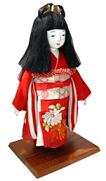 japanese traditional kimono Icimatsu doll, 1920's