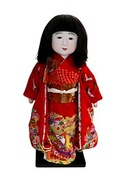 japanese ichimatsu doll, 1920's