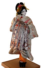 japanese antique oiran dol, 1930'sl