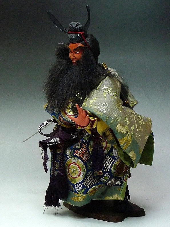 japanese traditional doll of SHOKI the Demon-Queller, 1930's