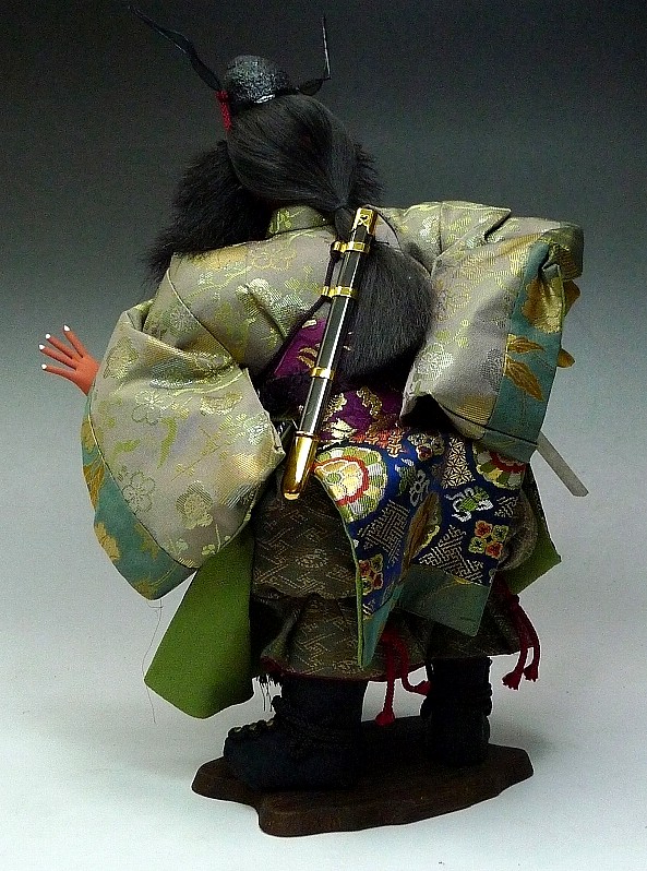 japanese antique doll of SHOKI, the Demon-Queller