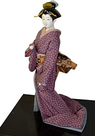 japanese traditional doll of a Kyoto woman