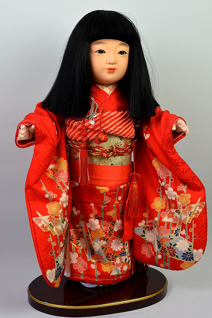 japanese traditional Ichimatsu doll, vintage