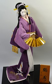japanese traditional doll of a dancing beauty, 1970's