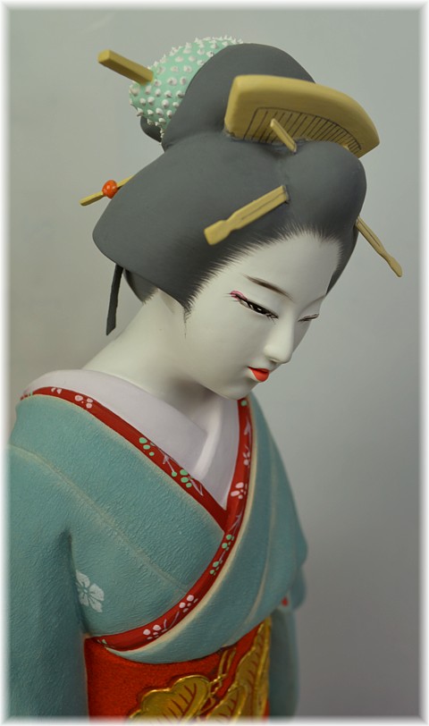 Japanese Hakata dancing geisha doll