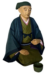 Sen no Rikyu, Japanese hakata figurine