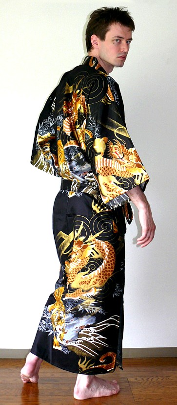 japanese cotton kimono for tall person