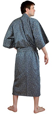Japanese traditional outfit: cotton yukata, made in Japan