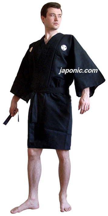 Japanese man's short kimono