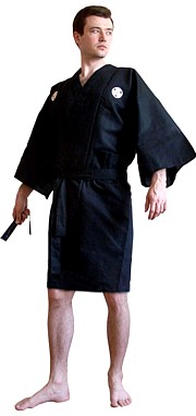 japanese man's short  kimono warpper