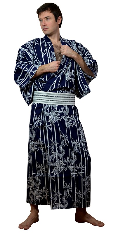 japanese cotton kimono TEN-SIN, made in Japan