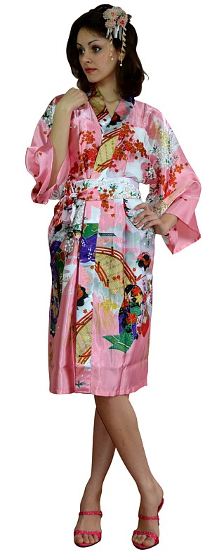 japanese modern  kimono robe, made in Japan. Unforgetble  gift from Japan