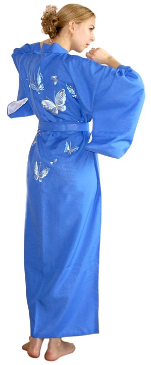 japanese kimonno modern with embroidery and lining
