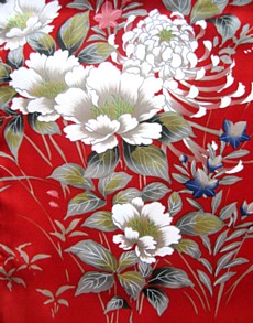japanese silk kimono pattern