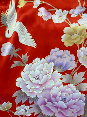 japanese silk kimono fabric design