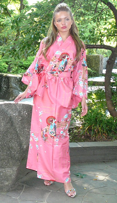 cotton japanese  woman's kimono