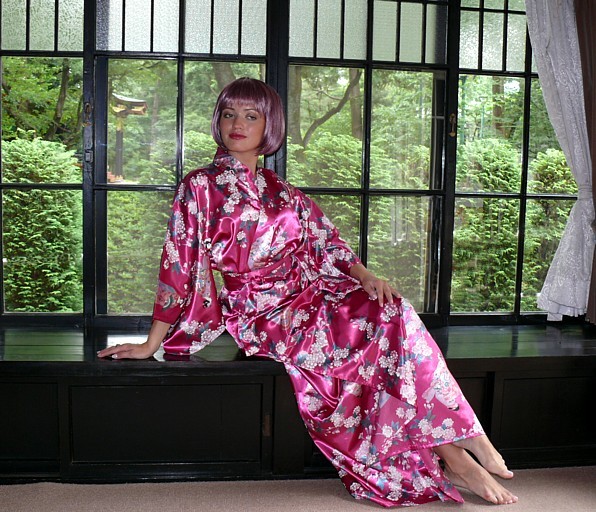 japanese woman's kimono
