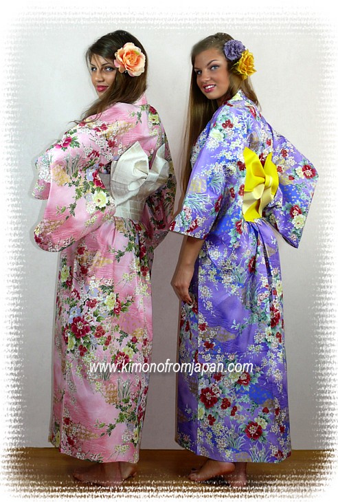 jpanese modern  kimonos and obi belt