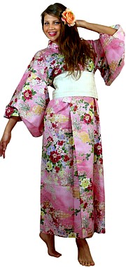  Japanese woamn's cotton kimono