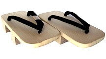 traditional japanese wooden shoes
