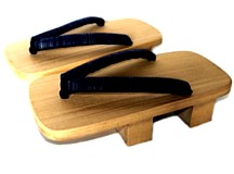 traditional japanese wooden shoes
