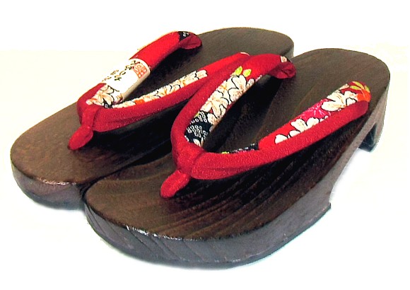 japanese woman's wooden sandals GETA