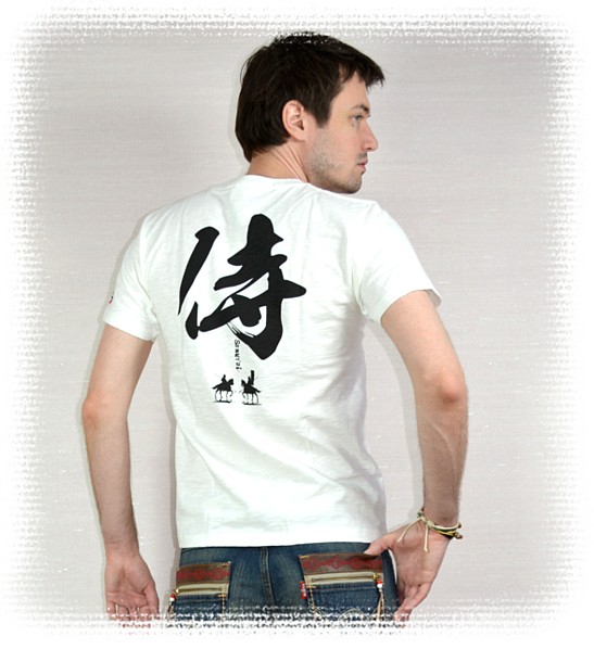 japanese t-shirt detail on back