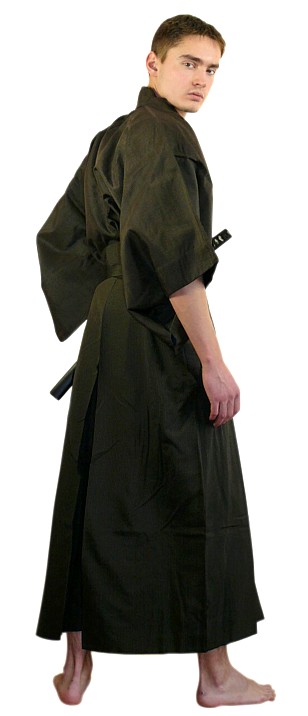 japanese kimono, hakama, obi