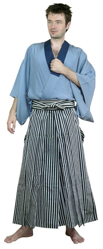 hakama and silk kimono vintage