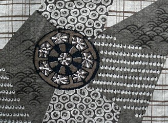 traditional japanese man's kimono fabric pattern