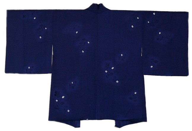 Japanese traditional cloth: woman's silk kimono jacket, 1950's