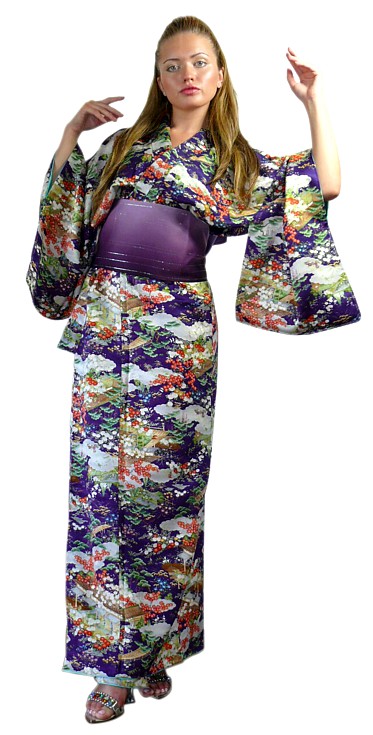 Kimono japonais, 1960's