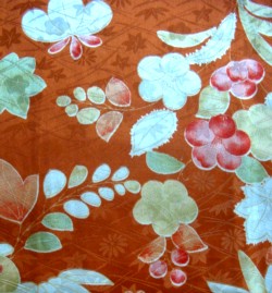 kimono fabric detail of design