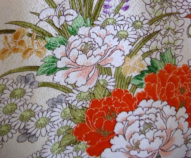 kimono fabric pattern