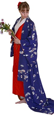 japanese woman's casual kimono, vintage, 1960's. The Kimono From Japan Online Store