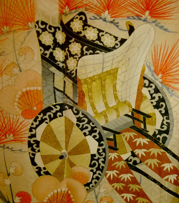 japanese kimono detail of design