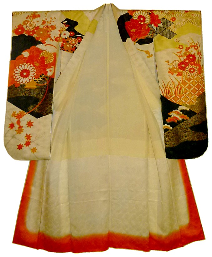 japanese traditional kimono, 1960's