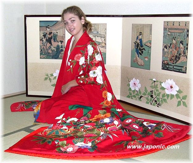 vintage wedding kimono