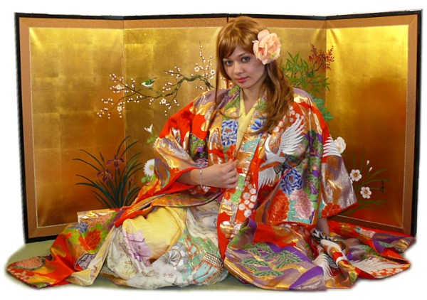Japanese wedding gown