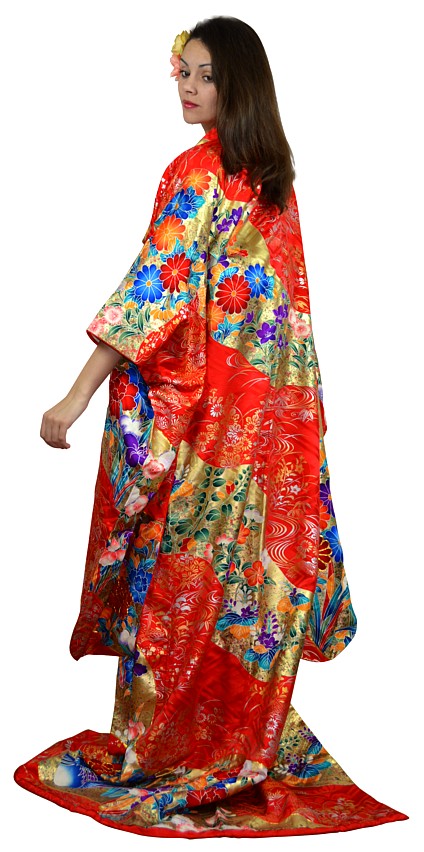 japanese wedding kimono gown